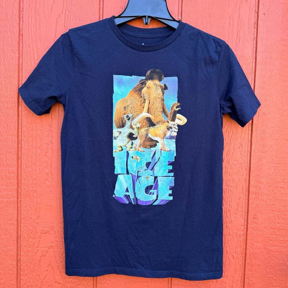 Y2K Ice Age Sz. Youth XL Movie Promo T-Shirt 2002 20th Century Fox